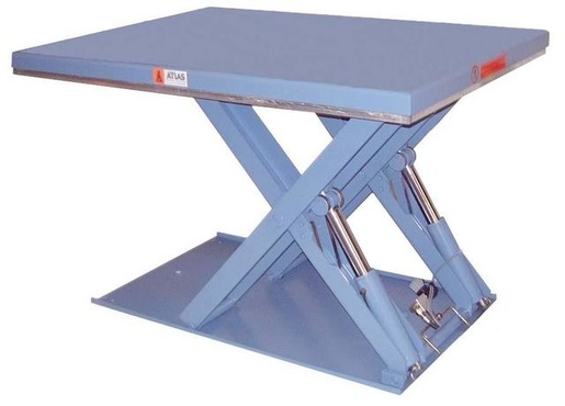 The lifting table type EB is, in pratice, always set on the ground and designed to load and unload pallets.
