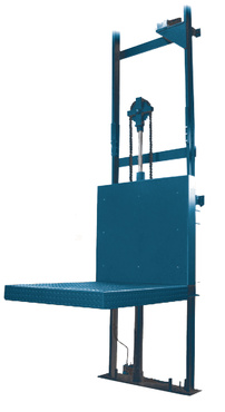 The elevator with column is designed to be used as goods-only lift, without embarked person. The guiding column, situated on one side of the platform need to be fixed to the wall or on a self-supporting structure.Capacity from 300 to 2500 daN,Vertical lifting up to 12 000 mm,Dimensions of the platform reduced.